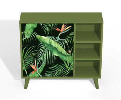 comoda green selva shelves 4040