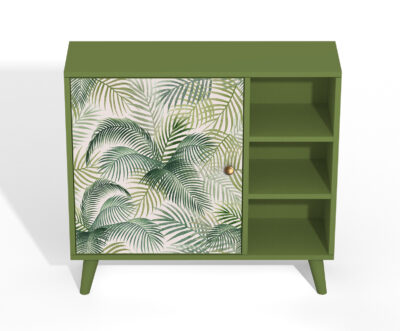 comoda green selva shelves2 4040