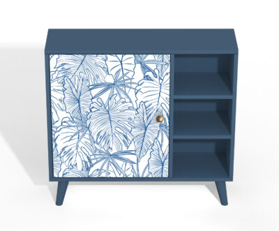 comoda navy flowers shelves 541 open